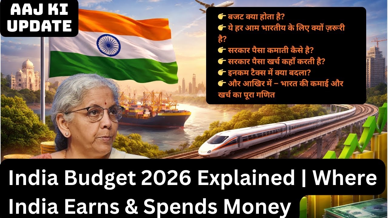 India Budget 2026 Complete Breakdown | Income, Spending & Tax | AAJ KI UPDATE