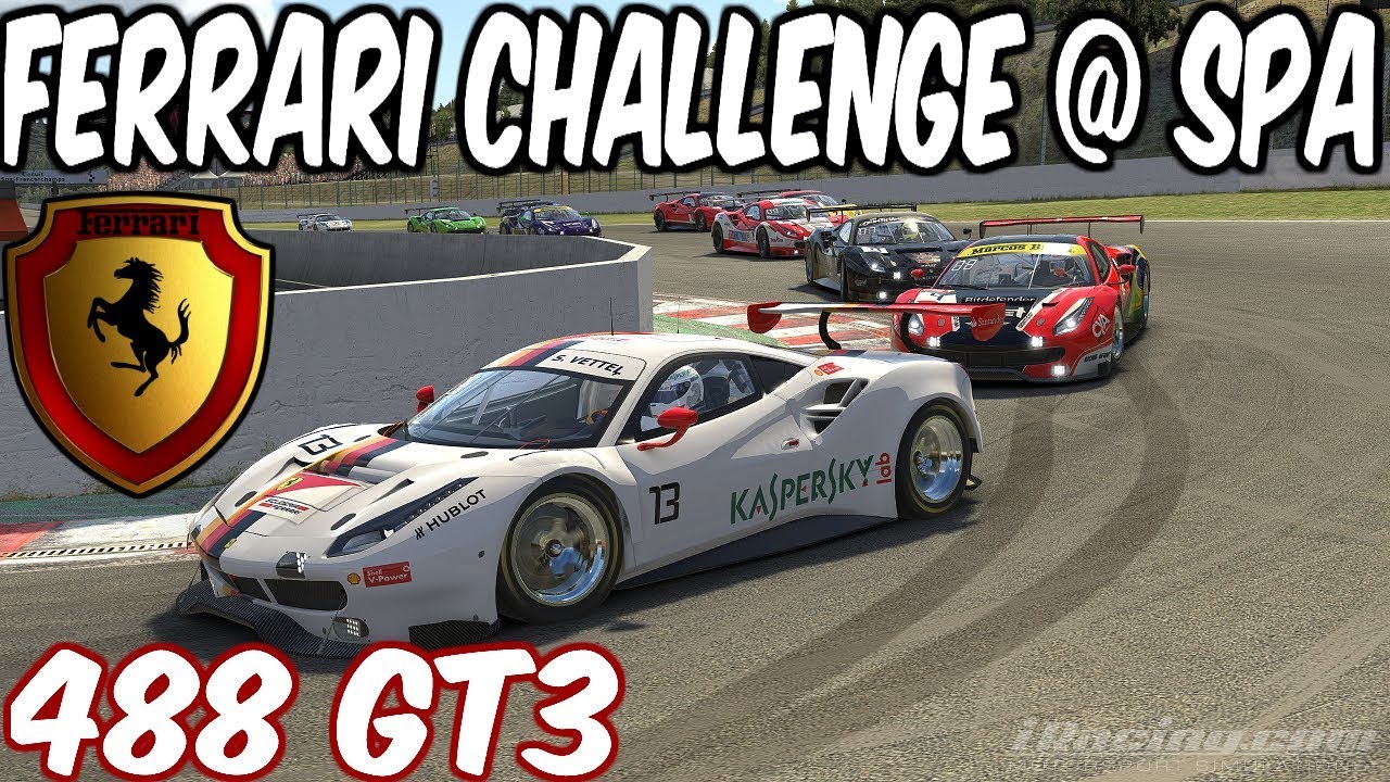 Iracing Ferrari 488 Gt3 Challenge At Interlagos By Eric Sherman