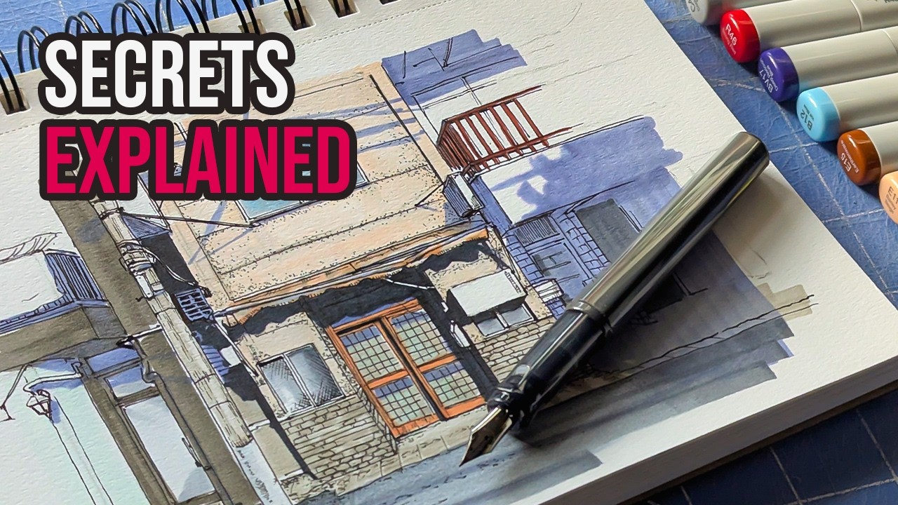 НАУЧИТЕСЬ РИСОВАТЬ: Я делюсь своими секретами (ПОЛНЫЙ ПРОЦЕСС с объяснением)