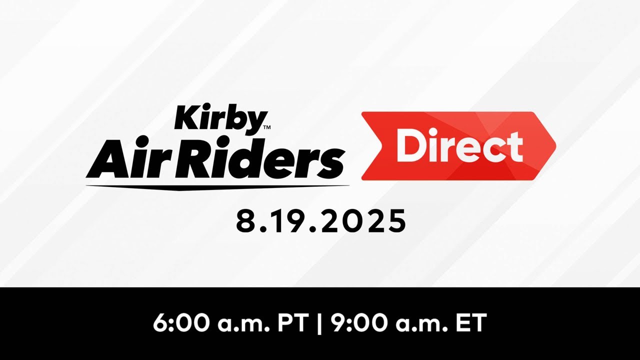 There’s Too Many Nintendo Events To Handle! Kirby Air Riders Direct 8.19.2025 Reaction! (Live 592)