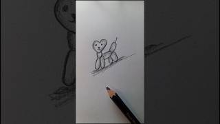 Balloon Pet Drawing for Beginners #foryou #art #shorts #howtodraw #easydrawing #tutorial #satisfying