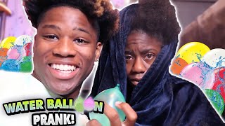 WATER BALLOON PRANK ON GIRLFRIEND! (Revenge.. She Cries)