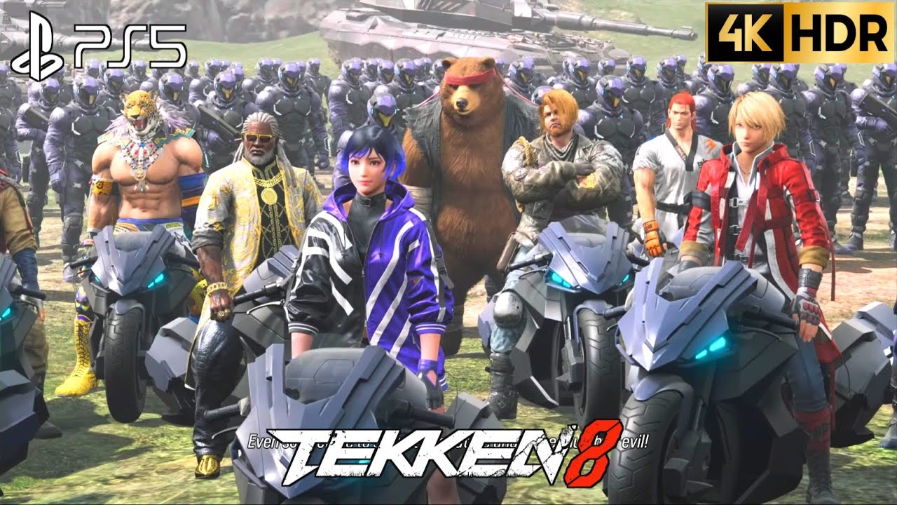 Jin Army Vs Kazuya Army TEKKEN 8 Jin Army Vs Kazuya Army Fight Scene 4K 60FPS ULTRA HDR PS5 Gameplay