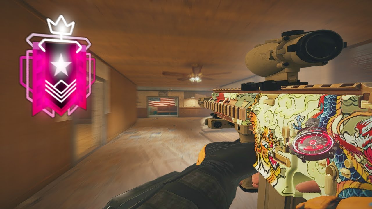 MOST AGGRESSIVE DMR PLAYER IN RAINBOW SIX SIEGE - YouTube