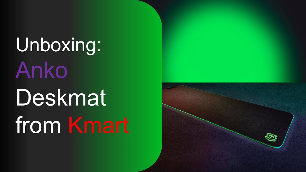 Unboxing Anko Deskmat From Kmart YouTube