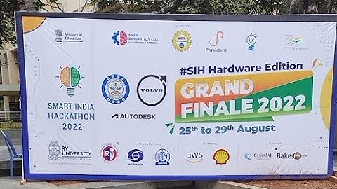 Grand Finale of Smart India Hackathon 2022 "RV University"