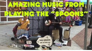 World’s Most Amazing Busker on the Spoons