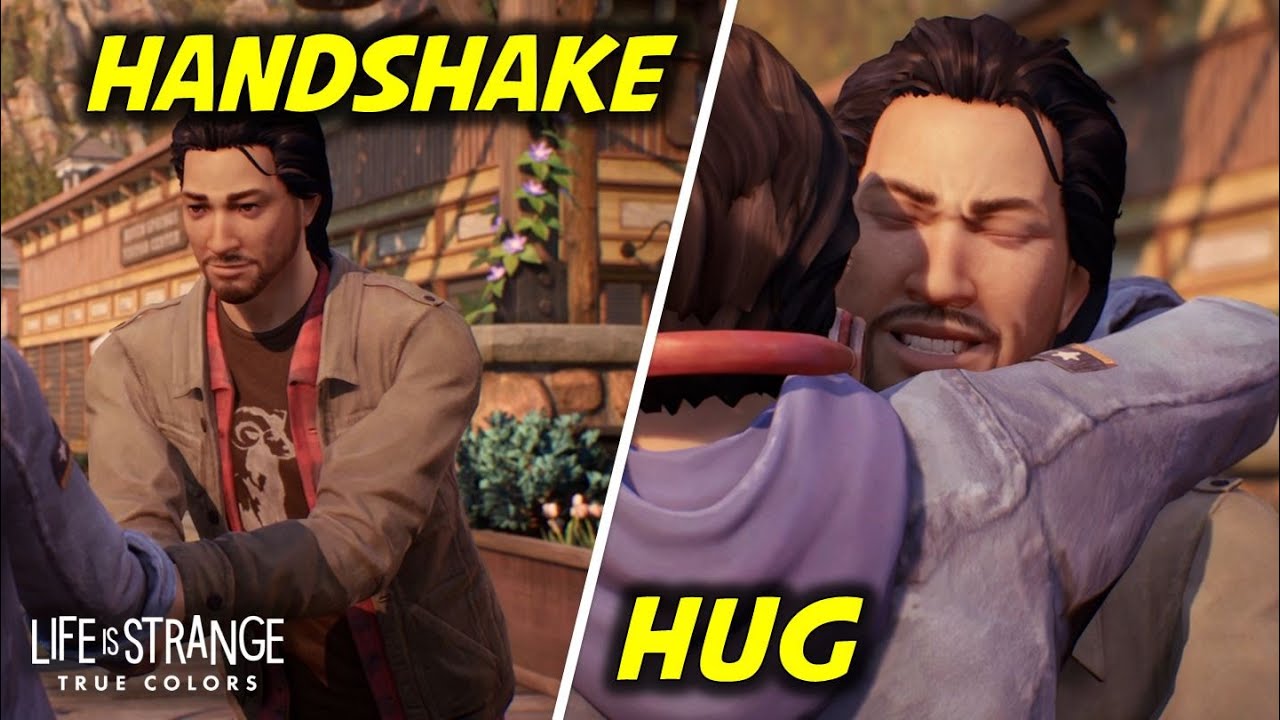 Gabe's Reaction: Alex Hugs him vs Handshake | Life is Strange 3: True Colors (LIS3)