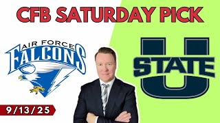 Air Force vs Utah State - College Football Pick l Saturday 9/13/25 l Vernon’s Best CFB Bets & Picks