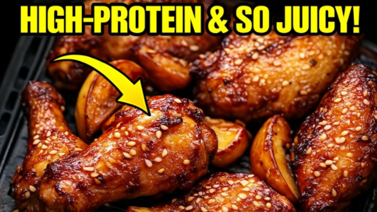 Healthy Air Fryer Chicken Wings — High Protein, Juicy, and So Easy! | High Protein Diet