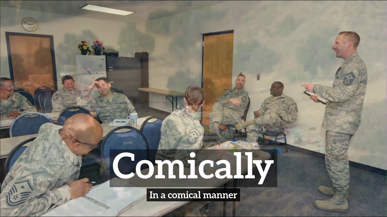 How to Say Comically in English? | What is Comically? | How Does ...