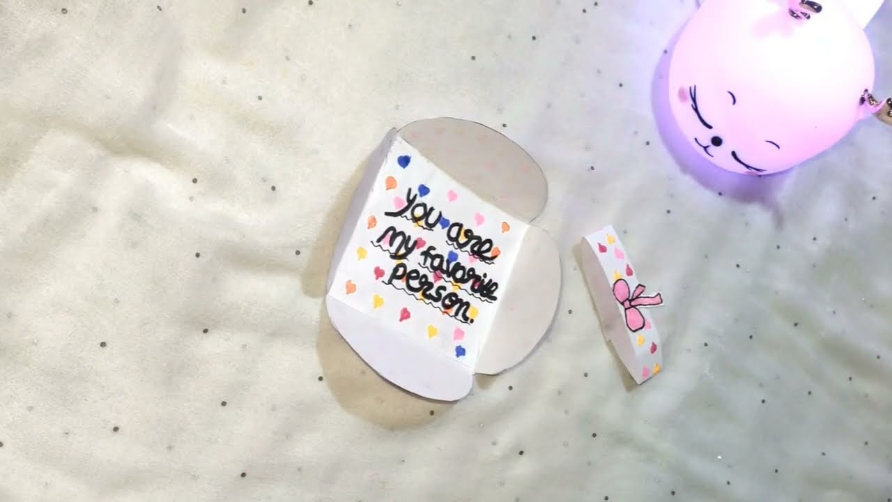 DIY handmade friendship day card for love 💖