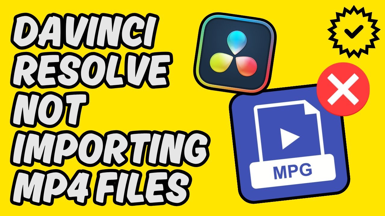[Easy Fix] DaVinci Resolve Not Importing MP4 Files