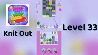 🧶 Knit Out Level 33 Walkthrough | Step-by-Step Guide 🎮 | SolutionGuruji