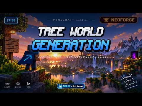 Minecraft 1.21.1 NeoForge Modding Tutorial #36 - Tree World Generation