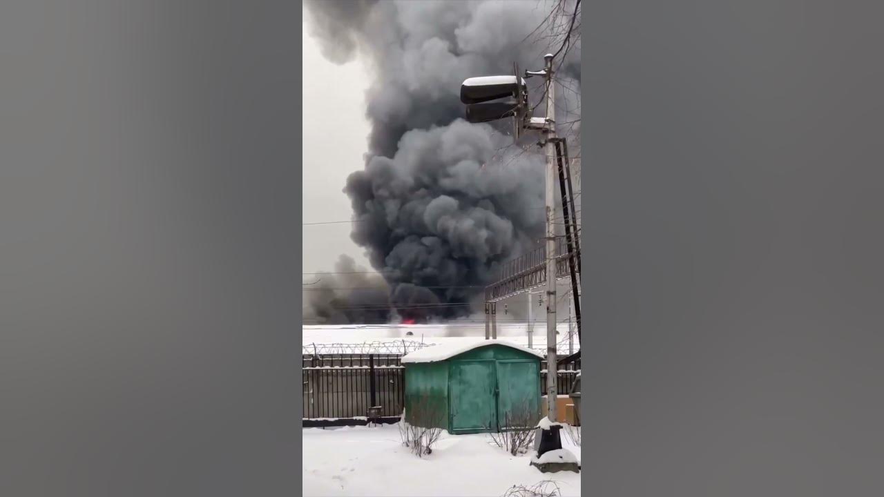 пожар на вокзале