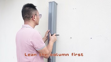 VINGLI Patio Side Screen Awning Install the Tutorial