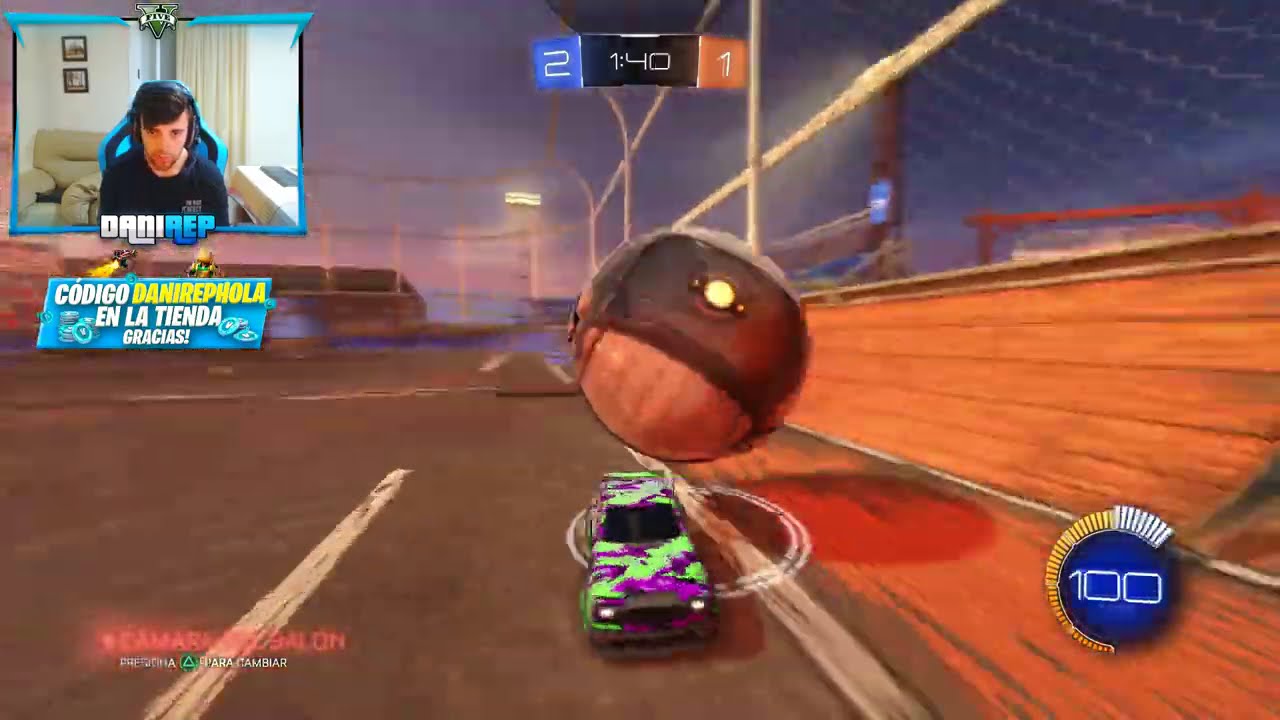 GOLAZO DESDE LEJISIMO! - Rocket League PS4