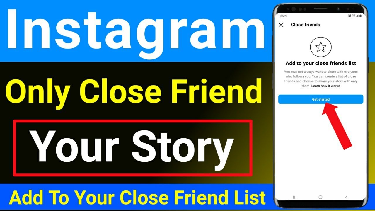 Instagram Story Setting | Add To Your Close Friend List