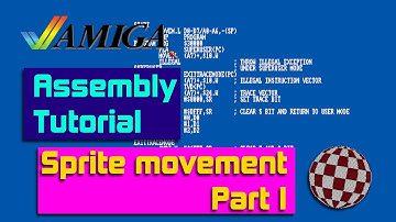 Amiga Assembly code tutorial - Sprite movement part 1