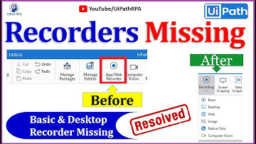 Recording Tools Missing in UiPath Studio Issue Fixed | UiPath RPA