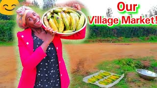 African Village girl's life |inside my village market