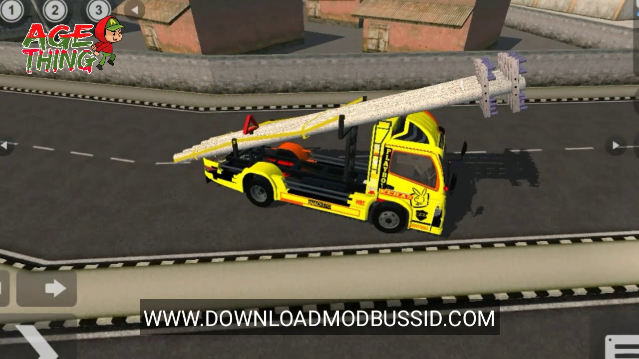  Mod  Truck Anti  Gosip  Full  Animasi Muatan Tiang Listrik 