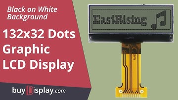 COG Serial SPI 132x32 Graphic LCD Display No Backlight ST7567A