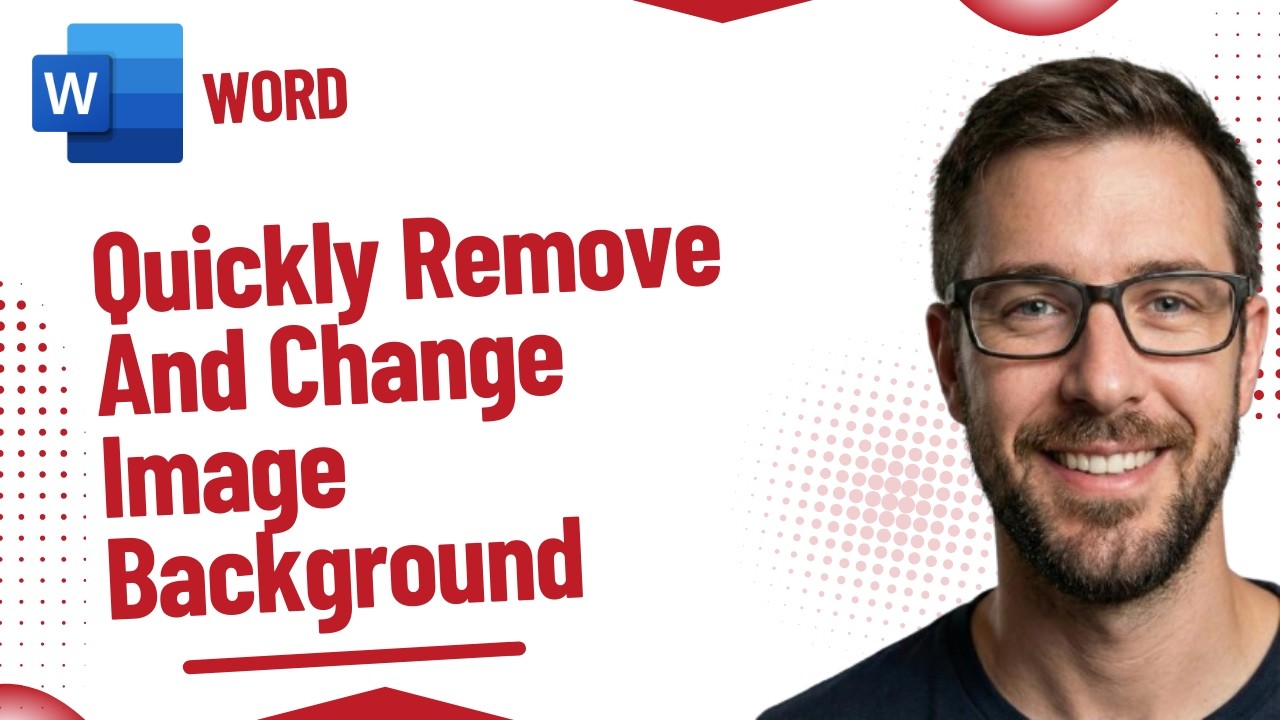How to Quickly Remove and Change Image Background in Microsoft Word MS ...