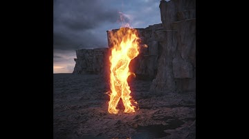 Fire sim test with Chaos Phoenix, 3dsMax and Vray.