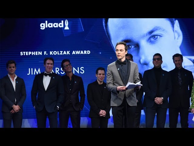 Jim Parsons honored by Ryan Murphy, cast mates | 29th Annual GLAAD Media Awards class=