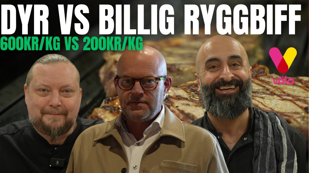 DYR VS BILLIG RYGGBIFF | Välas ledning blind testar ryggbiffen