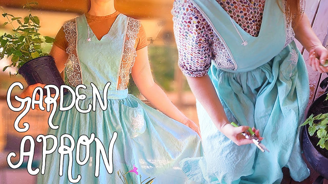 🕸️ diy spooky pastel apron 🕸️