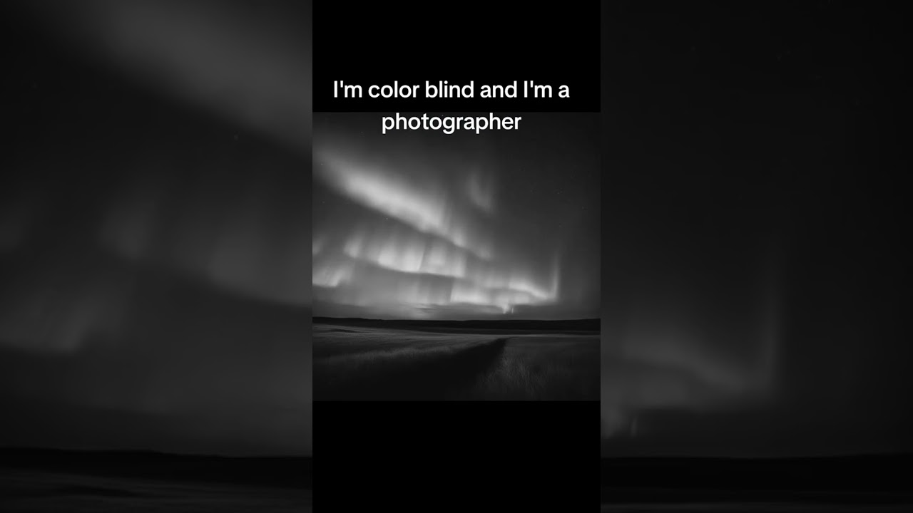 Through the eyes of a color-blind photographer, experience the Northern Lights in a whole new light.