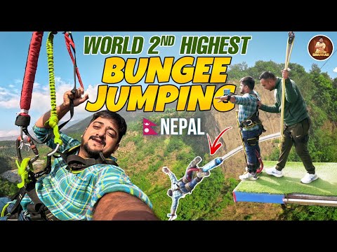 World 2nd Highest Bungee Jumping 🇳🇵🇳🇵| Nepal Trip | | Zipline | Sky Cafe | Ambani Shankar
