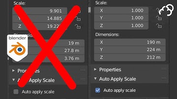 Free Blender Addon - Auto Apply Scale