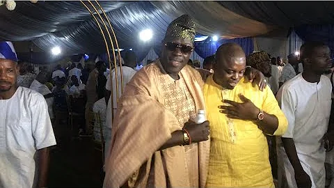 K1 DE ULTIMATE GAVE TAIWO HASSAN OGOGO A SPECIAL NUMBER AT ABBEY LANRE 60TH BIRTHDAY PARTY IN LAGOS