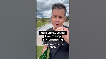How to stop micromanaging like a leader not a manager 🔥🙌🏻 #supermanagers #corporaterebels #organize