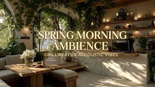 Calm spring morning &amp; relaxing morning music spring - peaceful morning ambience for study