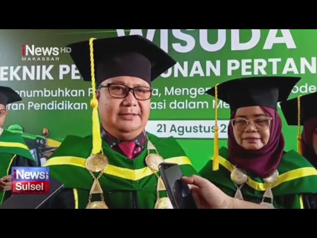 Siaran Inews Sulsel Wisuda Polbangtan Gowa 2025