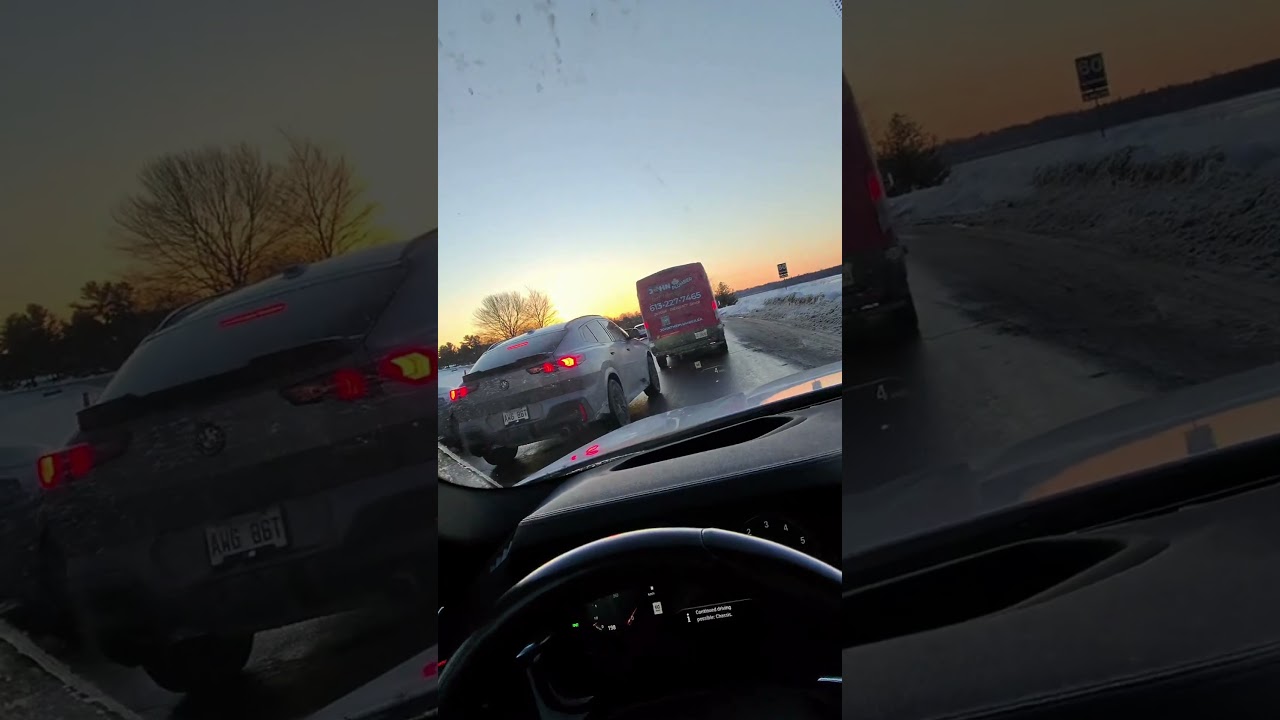 Вторая серия доставки пятой серии БМВ в Гатино, Квебек. 