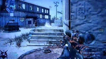 Call of Duty BlackOps sniper gameplay - search and destroy on firing range ( +dutch commentary )
