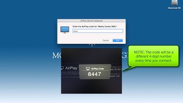 Using AirPlay with your MacBook Pro