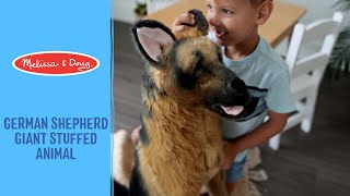 Melissa & Doug German Shepherd Giant Stuffed Animal