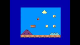 Super Mario Bros (demo 05) for Amstrad CPC 464 - Scrolling with CRTC R3 screenshot 4