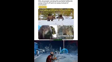 Dev’s wanted you to try this in Helldivers 2 #helldivers2 #shorts