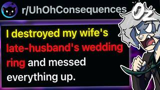 Ruhohconsequences Smashed Wifes Dead Husbands Ring With A Hammer. Why Is She Scared Of Me?