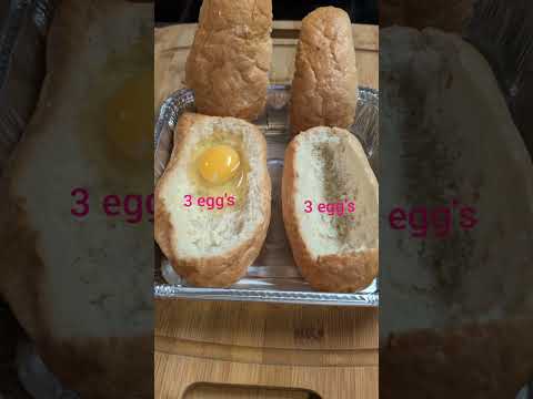 Pour 3 Egg's In Bread Like This Yummy Breakfast