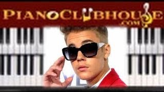 How To Play As Long As You Love Me By Justin Bieber W Big Sean easy Piano Lesson Tutorial