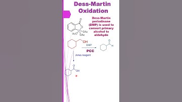 Dess Martin Oxidation | Primary Alcohol | Organic Chemistry #youttubeshorts